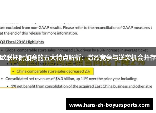 欧联杯附加赛的五大特点解析：激烈竞争与逆袭机会并存